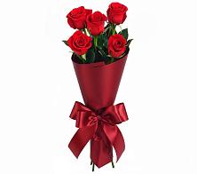 Букет 5 Красных роз Эдлесс Лав в Ильинский