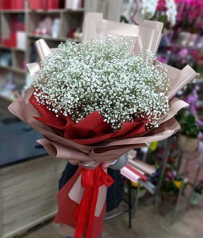 Букет цветов из: Гипсофила в Ильинский
