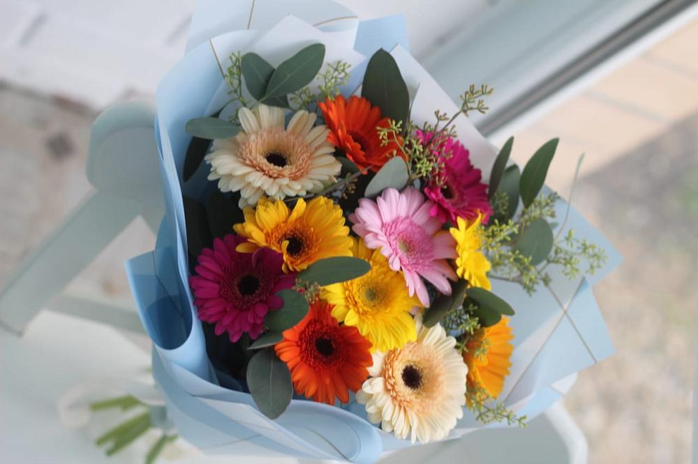 Букет цветов из: Герберы в Ильинский