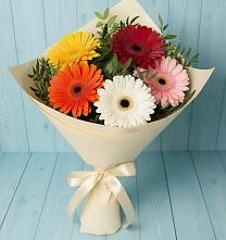 Букет цветов из:  Герберы в Ильинский