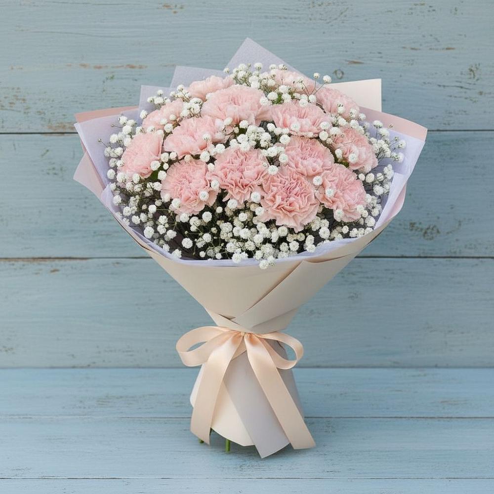 Букет цветов из: Гвоздики в Ильинский