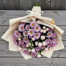 Букет цветов из:  Розы и Хризантемы в Ильинский