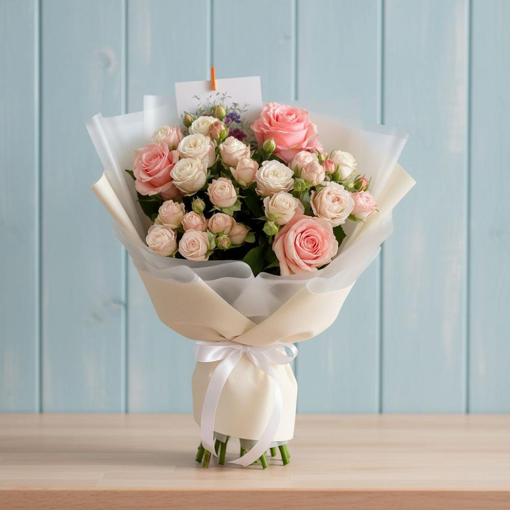 Букет цветов из: Розы в Ильинский