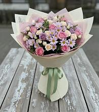 Букет цветов из:  Розы и Хризантемы #REPLACE_PRED# Ильинский
