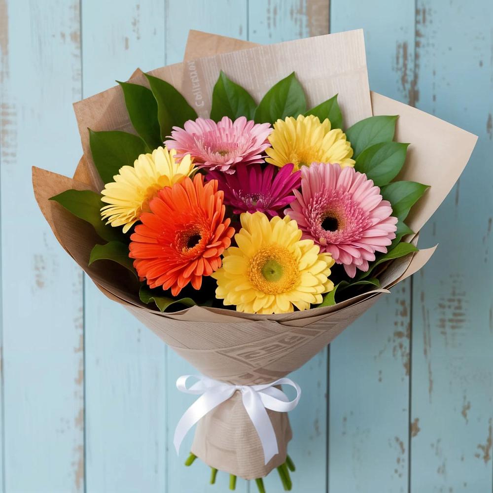 Букет цветов из: Герберы в Ильинский