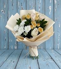 Букет цветов из:  Розы и Хризантемы в Ильинский