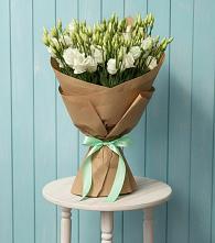 Букет цветов из:  Лизиантусы в Ильинский