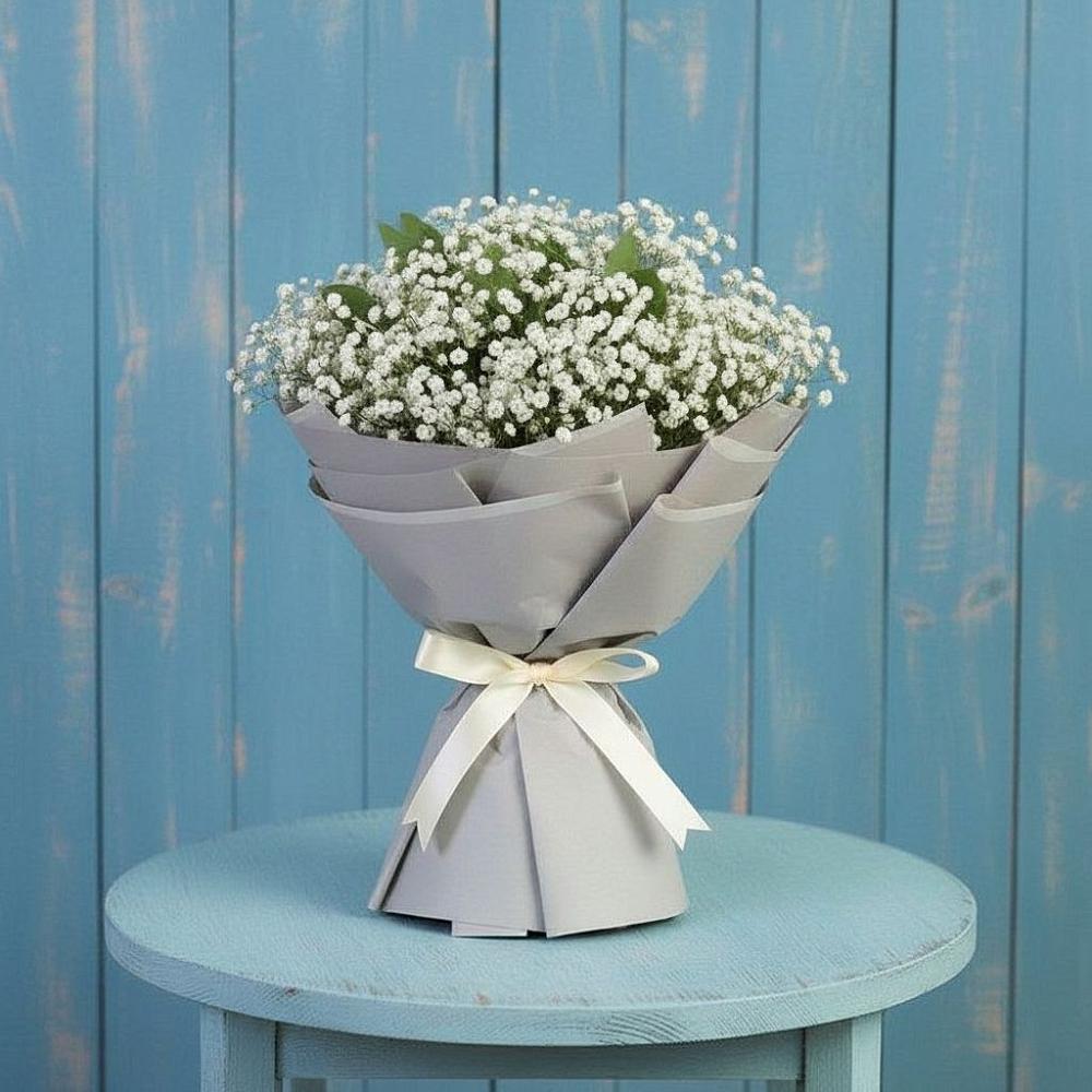 Букет цветов из: Гипсофила в Ильинский