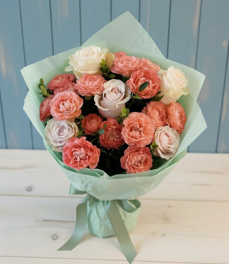 Букет цветов из: Розы в Ильинский