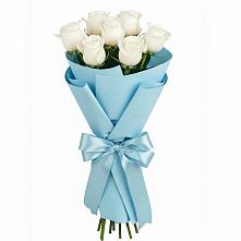 Букет 7 белых роз Проуд #REPLACE_PRED# Ильинский