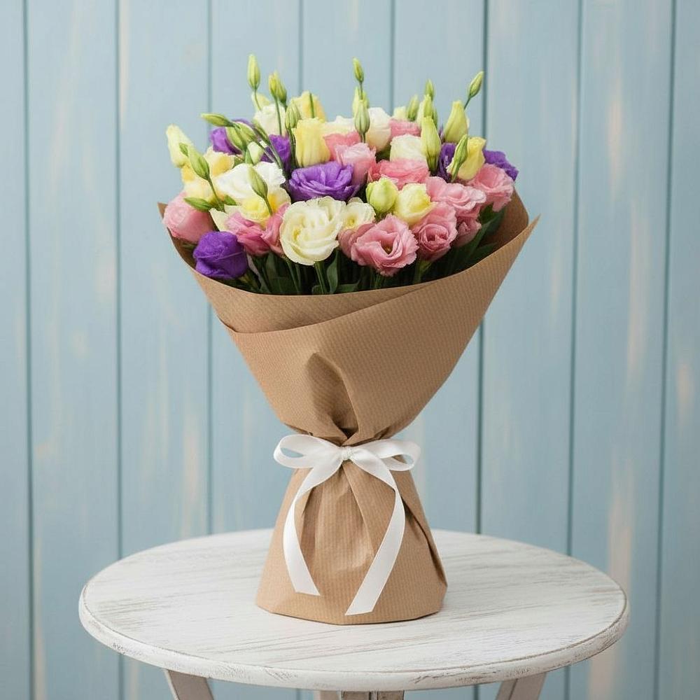 Букет цветов из: Лизиантусы в Ильинский