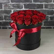 Цветочная композиция из Розы в шляпной коробке #REPLACE_PRED# Ильинский