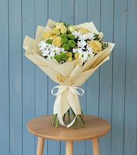 Букет цветов из:  Хризантемы и Розы #REPLACE_PRED# Ильинский