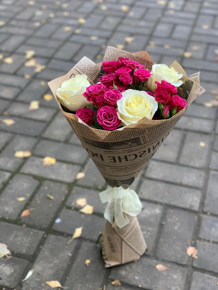 Букет цветов из: Розы в Ильинский