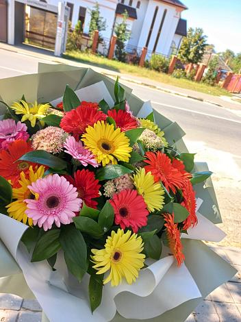 Букет цветов из: Герберы в Ильинский