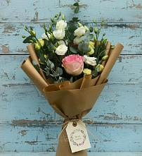 Букет цветов из:  Розы и Лизиантусы #REPLACE_PRED# Ильинский