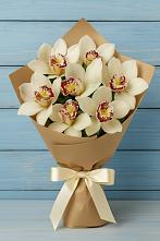 Букет цветов из:  Орхидеи и Розы в Ильинский